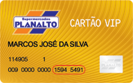 Cartão Vip Planalto